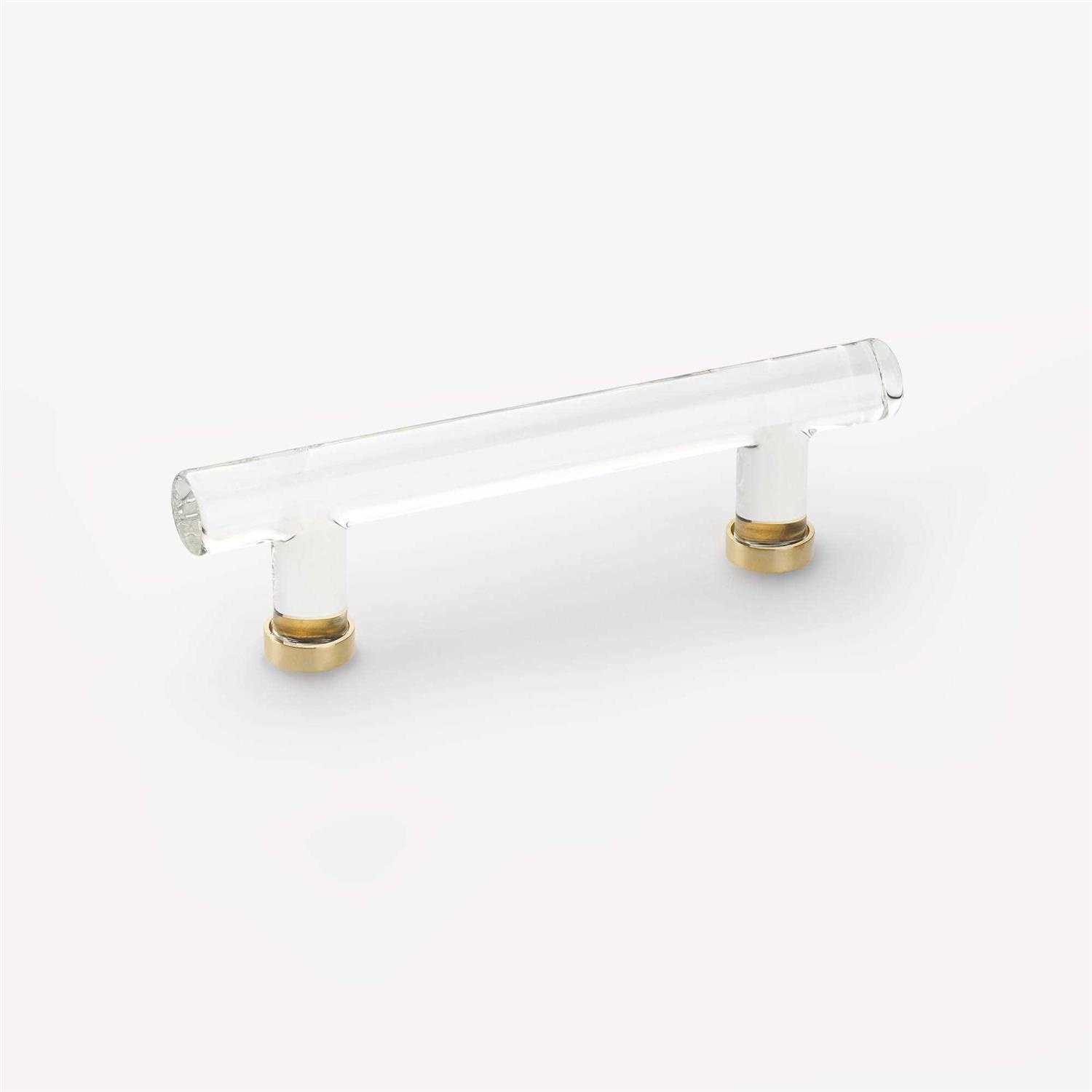 Emtek 4 Center to Center Crystal Cabinet Bar Pull 86724US - Zenithce