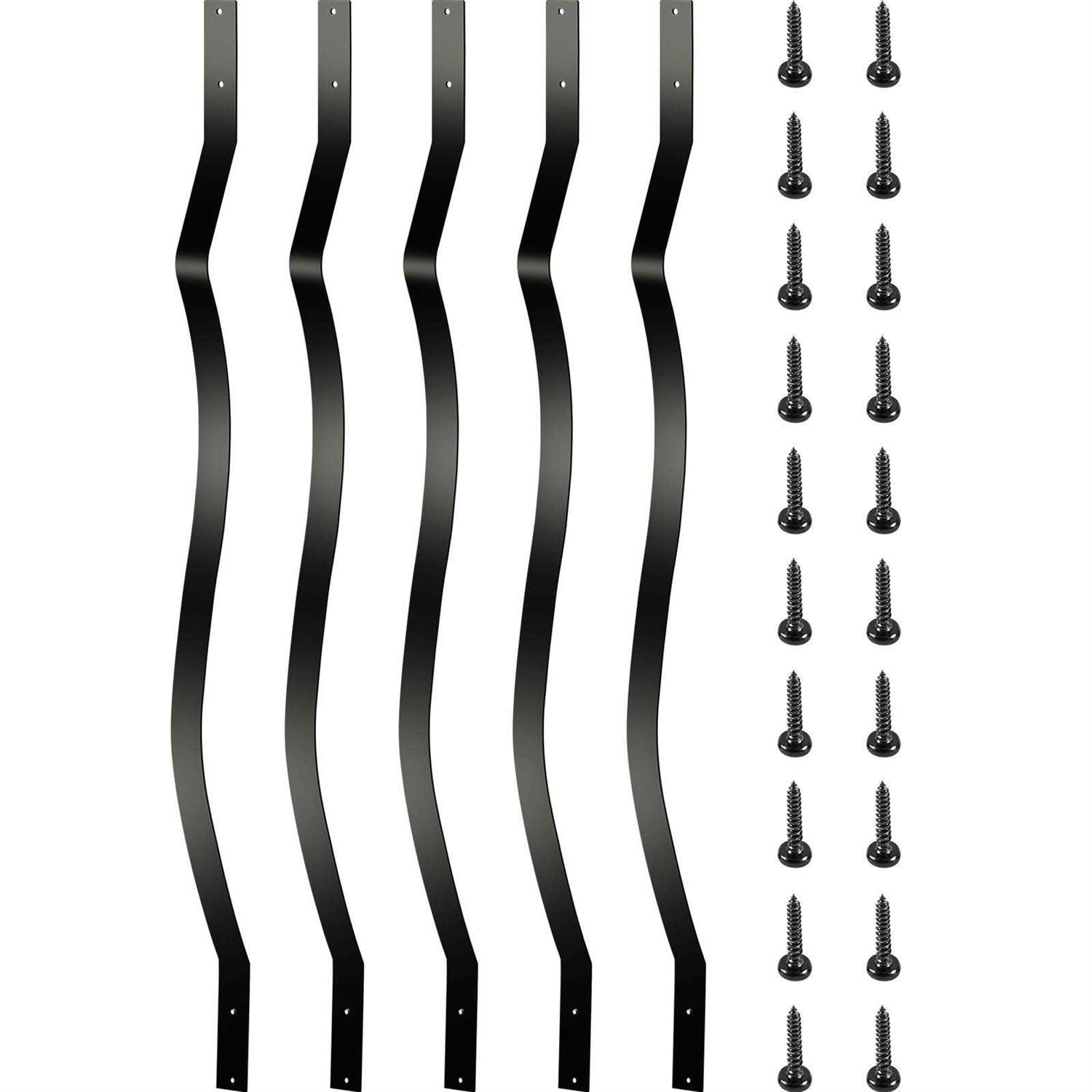 VEVOR Deck Balusters Metal Deck Spindles 0.75 Staircase Baluster - Zenithce