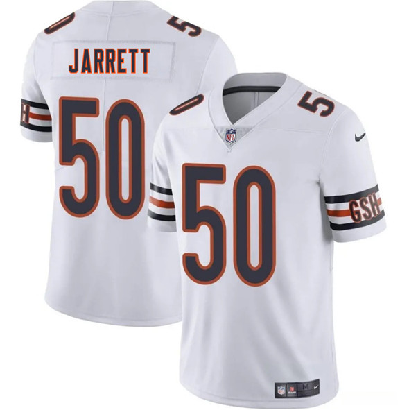Chicago Bears #50 Grady Jarrett White 2025 Vapor Stitched Jersey - Zenithce
