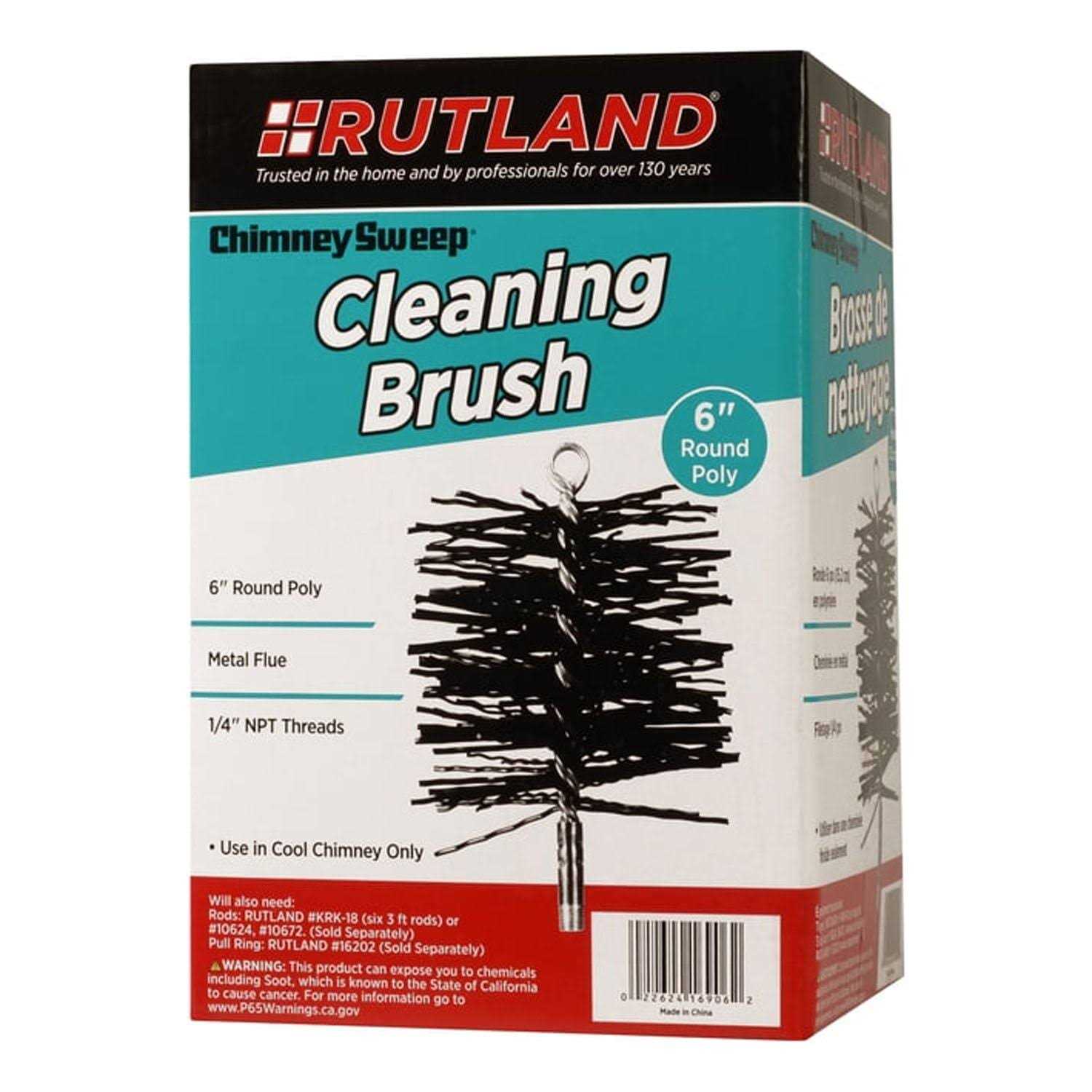 Rutland Pellet Stove Vent Brush with Handle - Zenithce