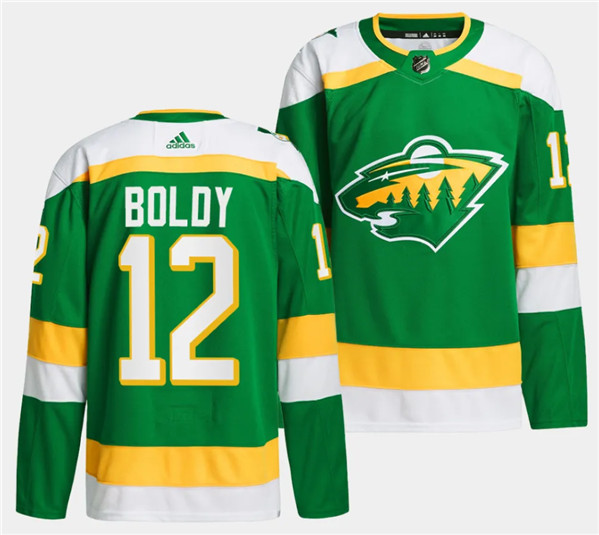 Minnesota Wild #12 Matthew Boldy Green 2023-24 Stitched Jersey - Zenithce