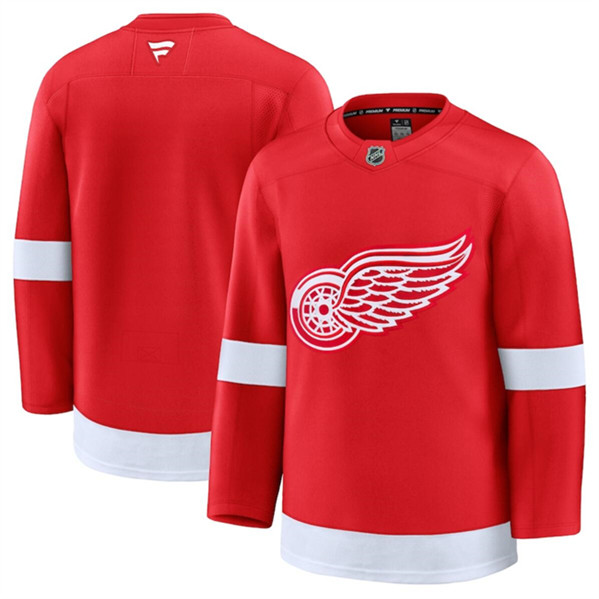 Detroit Red Wings Blank Red 2024-25 Home Stitched Jersey - Zenithce