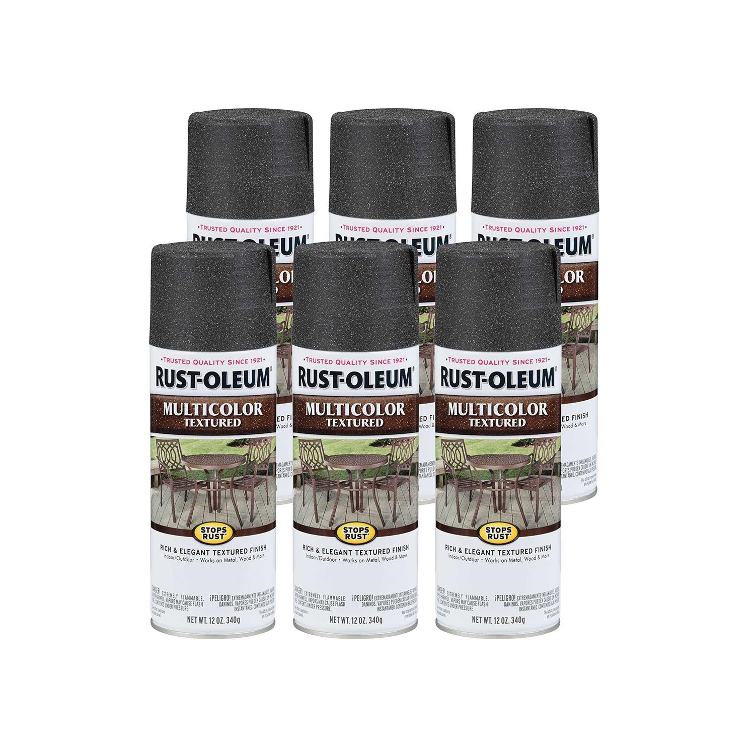 Rust-Oleum Stops Rust MultiColor Textured Spray Paint Aged Iron - Zenithce
