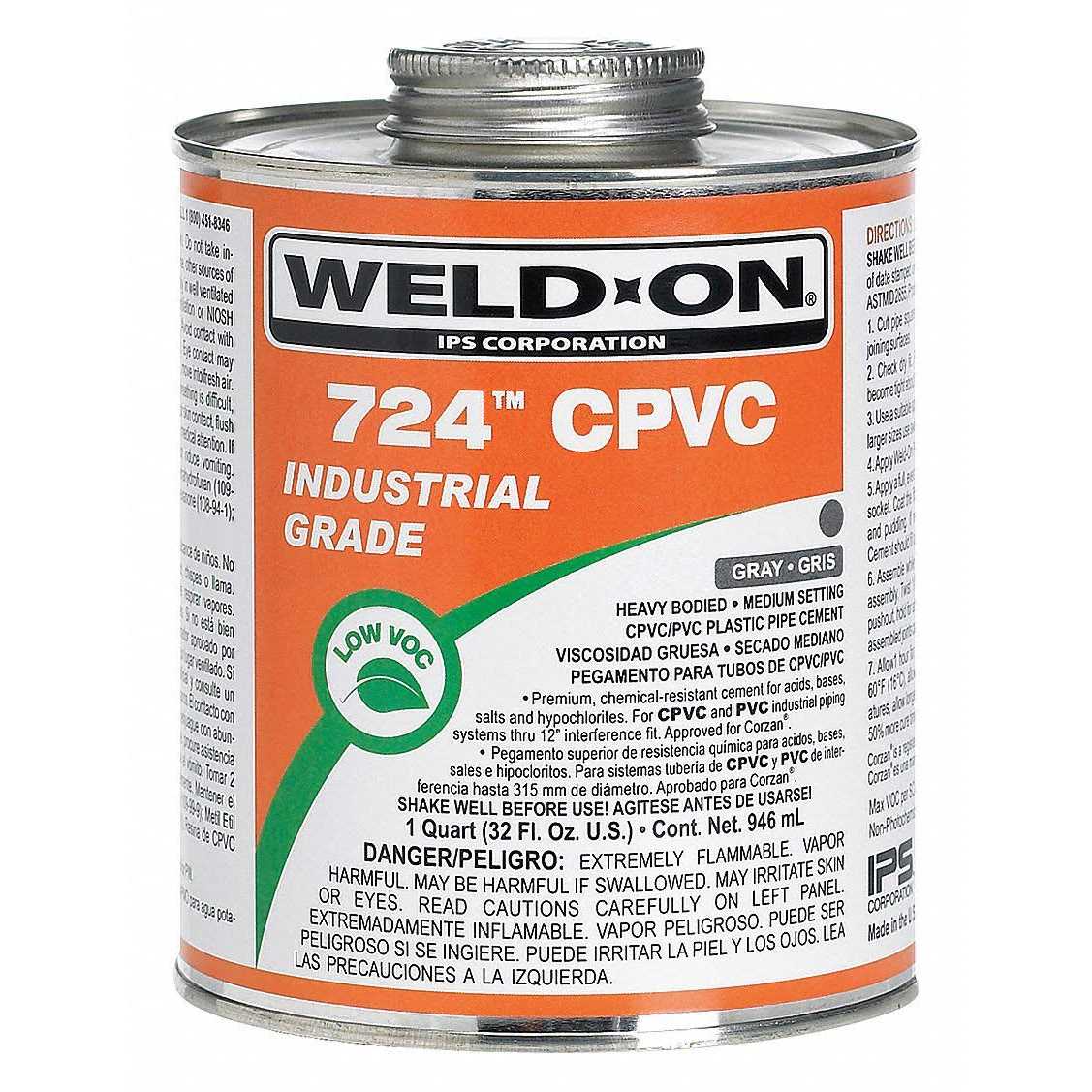 Weld-On Pipe Cement 13974 - Zenithce