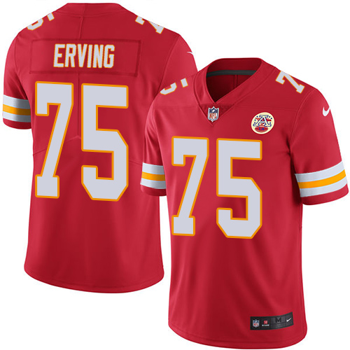 Kansas City Chiefs #75 Cameron Erving Red Vapor Untouchable Limited Stitched Jersey - Zenithce