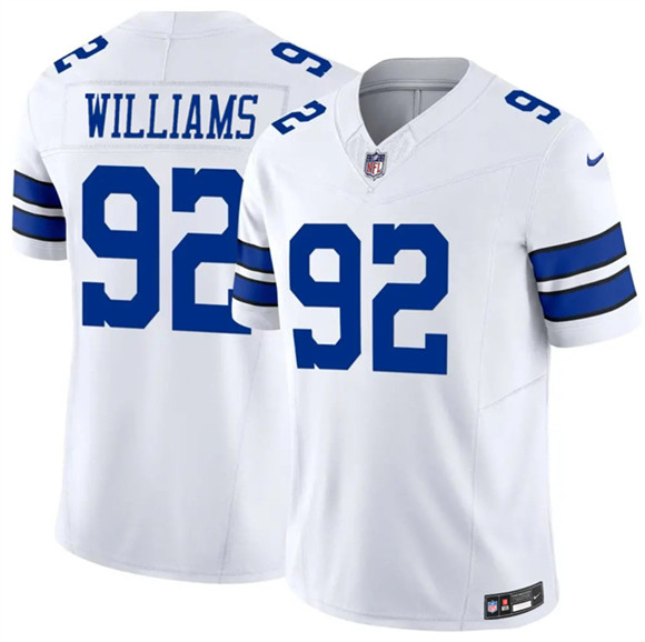 Dallas Cowboys #92 Quinnen Williams White 2025 F.U.S.E Vapor Untouchable Limited Stitched Jersey - Zenithce