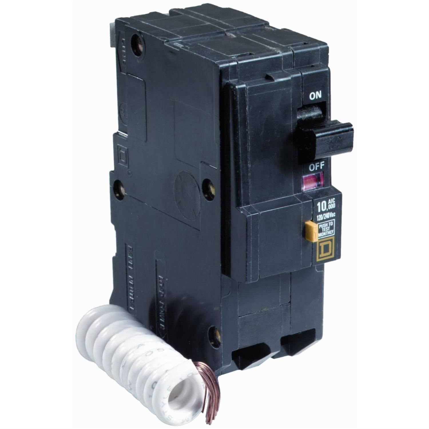 Square D QO 20-amp 1-Pole Standard Trip Circuit Breaker QOB120CP - Zenithce