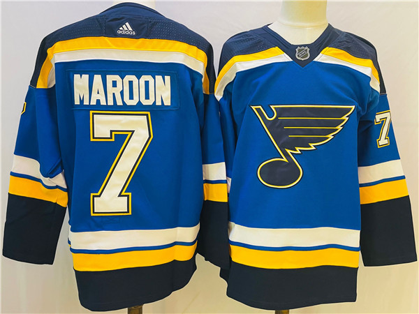 St. Louis Blues #7 Patrick Maroon Blue Winter Classic Stitched Jersey - Zenithce
