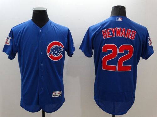 Cubs #22 Jason Heyward Blue Flexbase Authentic Collection Stitched Jersey - Zenithce