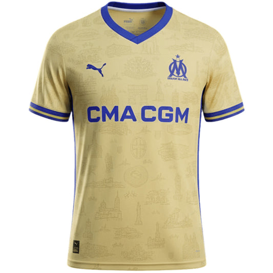 Marseille Fourth Soccer jersey 2025/26 - Zenithce