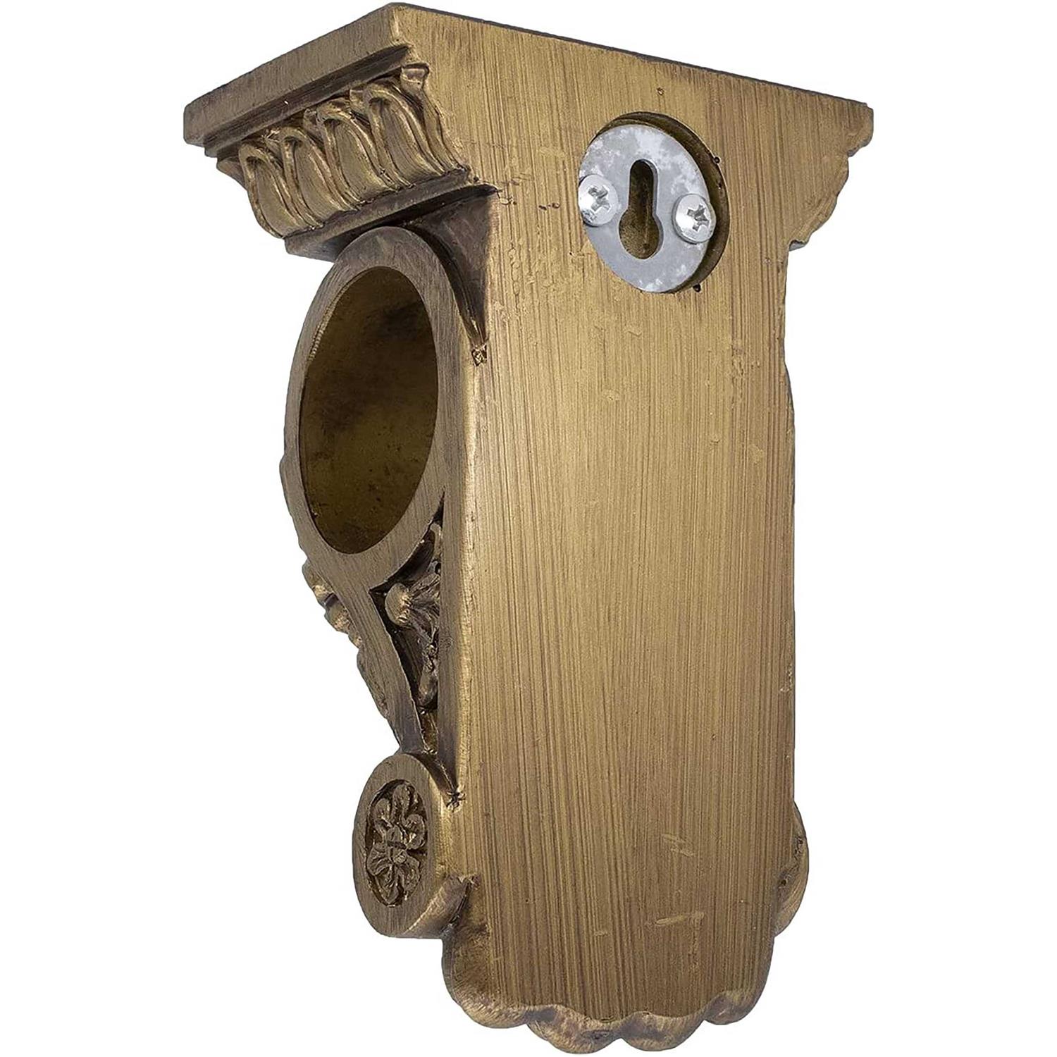 Meriville Chatecu Drapery Sconce Corbel Bracket Drapery Scarf Swags - Zenithce
