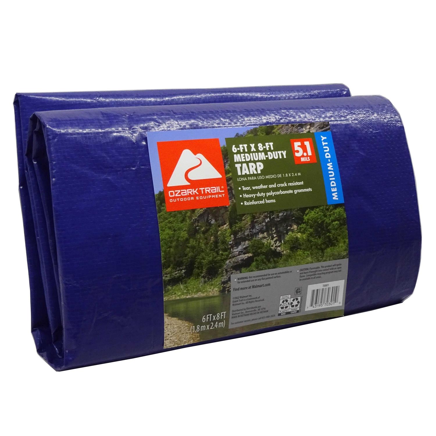 Ozark Trail Medium-Duty Tarp - Zenithce