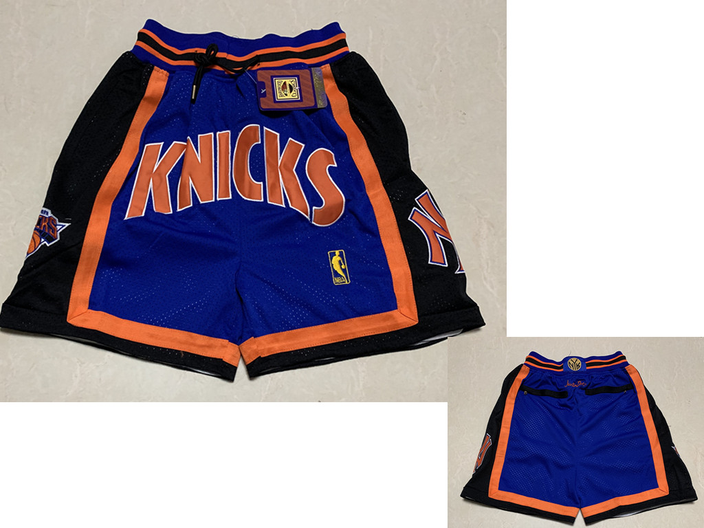 New York Knicks Shorts (Black) JUST DON By Mitchell & Ness - Zenithce