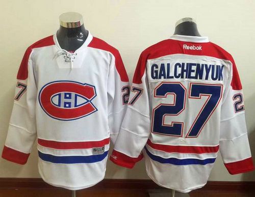 Canadiens #27 Alex Galchenyuk White Stitched Jersey - Zenithce