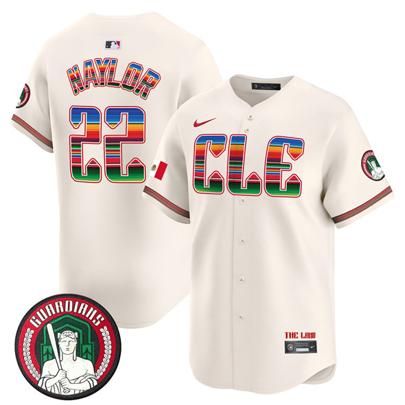 Cleveland Guardians #22 Josh Naylor Cream Mexico Vapor Premier Limited Stitched Jersey - Zenithce
