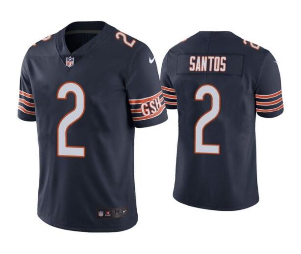 Chicago Bears #2 Cairo Santos Navy Vapor Untouchable Limited Stitched Jersey - Zenithce