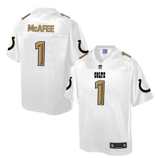 Colts #1 Pat McAfee White Pro Line Fashion Game Nike Jersey - Zenithce