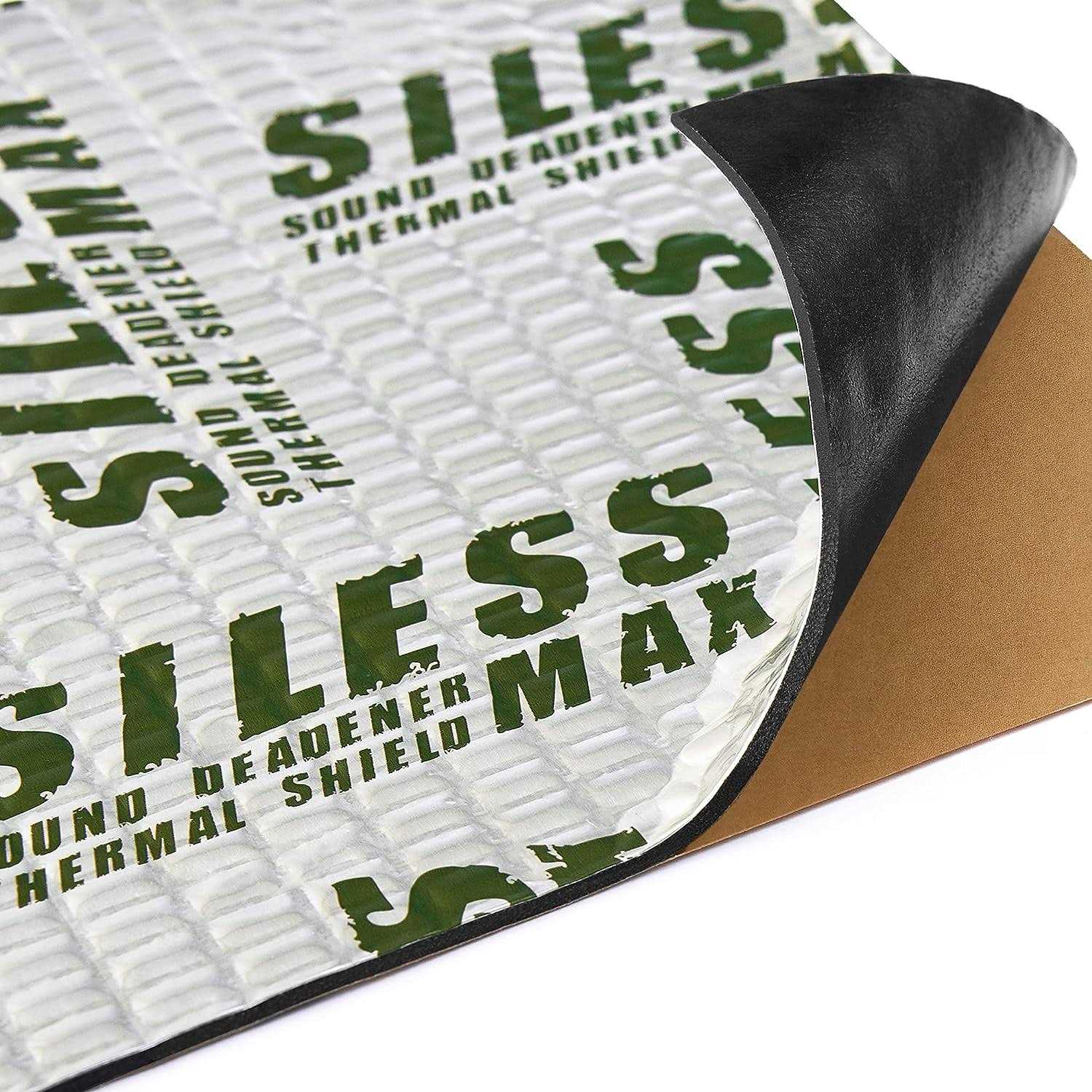 Siless Liner 157 mil 36 sqft Car Sound Deadening Closed Cell Foam & Heat Insulation mat - Zenithce