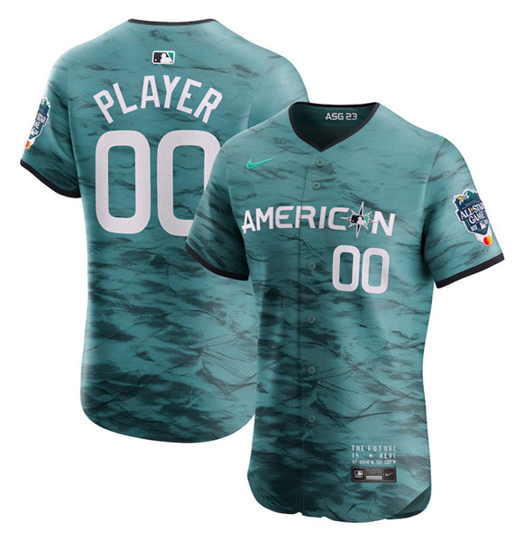 Custom Teal 2023 All-Star Flex Base Stittched Jersey - Zenithce