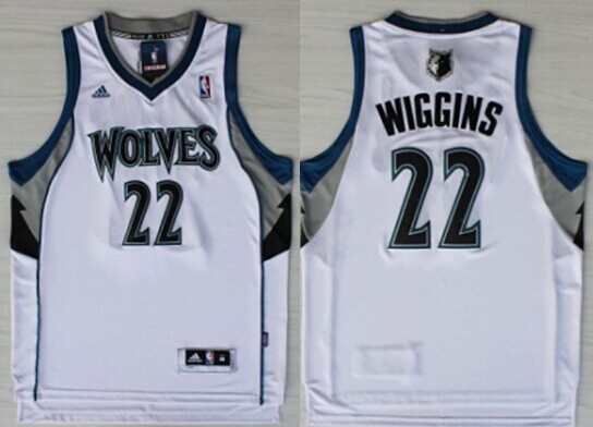 Minnesota Timberwolves #22 Andrew Wiggins Revolution 30 Swingman White Jersey - Zenithce