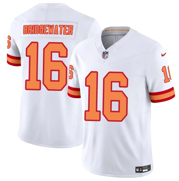 Tampa Bay Buccaneers #16 Teddy Bridgewater White 2025 F.U.S.E. Vapor Limited Football Stitched Jersey - Zenithce