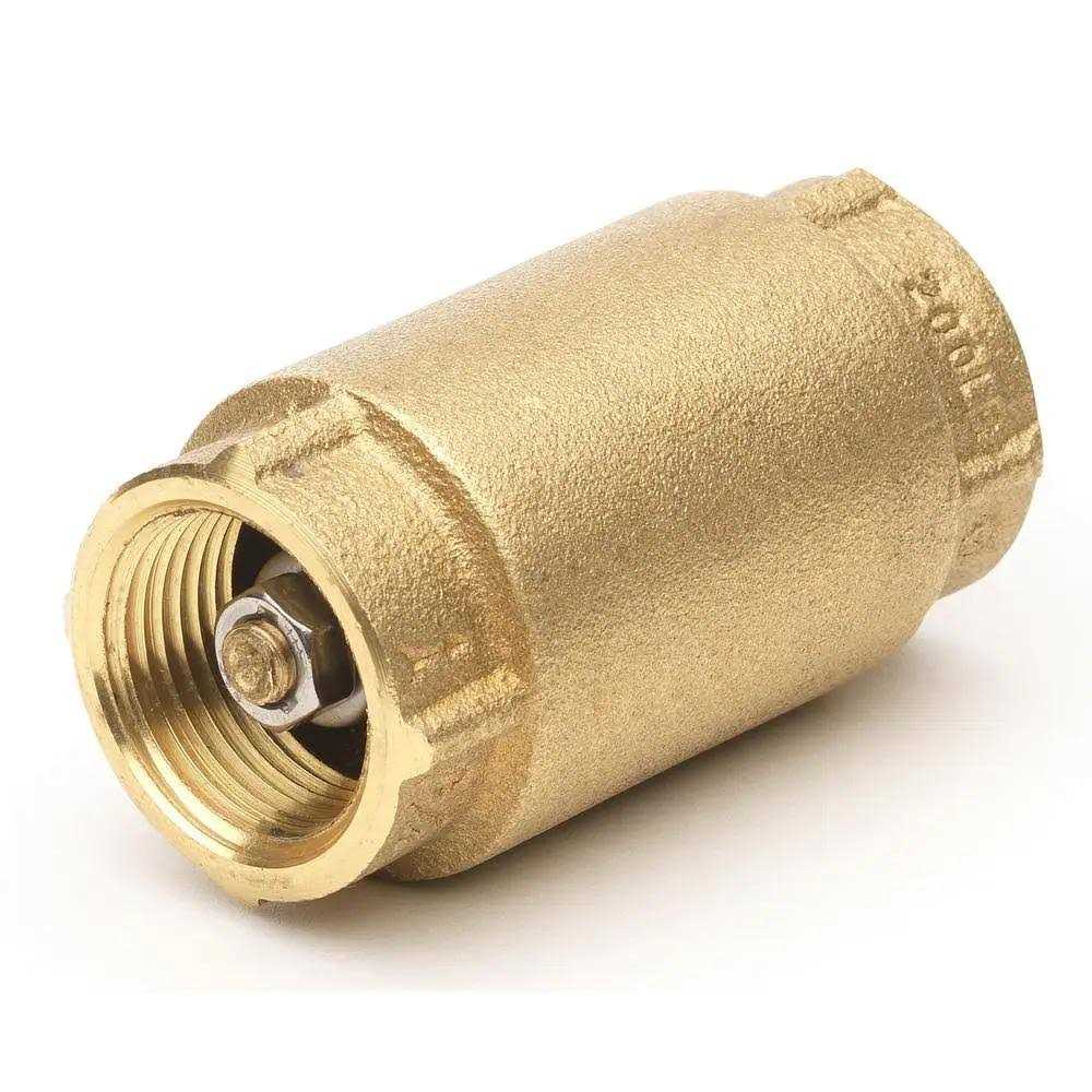 Homewerks Worldwide Lead Free Brass FIP x FIP Spring Check Valve 241-2 - Zenithce