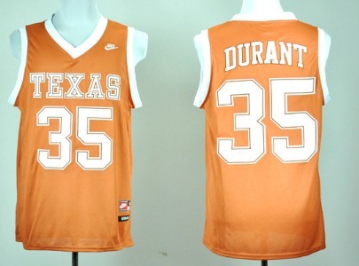 Texas Longhorns #35 Kevin Durant Burnt Orange Jersey - Zenithce