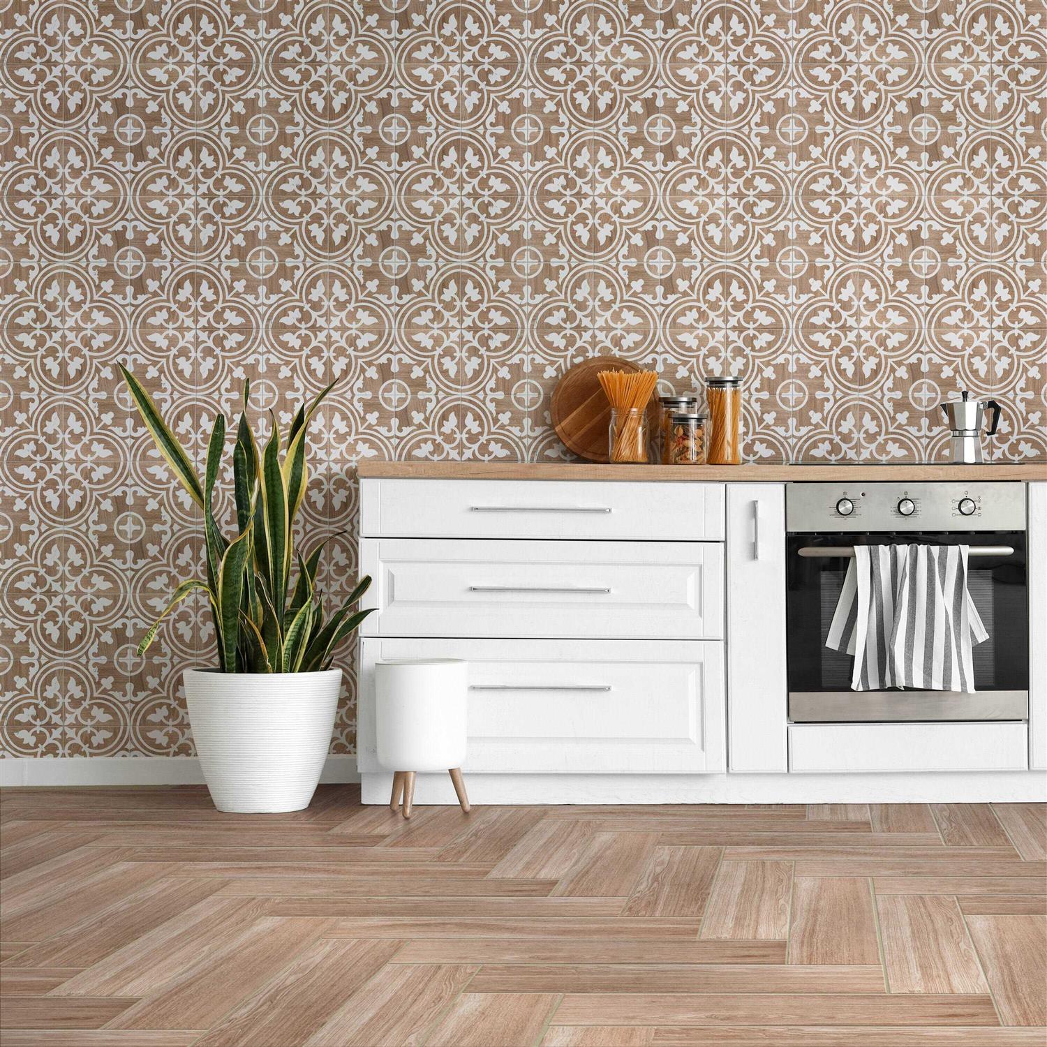 Merola Tile Lacour 10 x 10 Porcelain Patterned Wall & Floor Tile - Zenithce