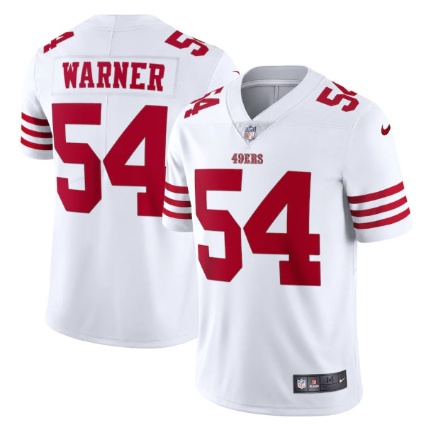 San Francisco 49ers #54 Fred Warner 2022 New White Vapor Untouchable Stitched Jersey - Zenithce