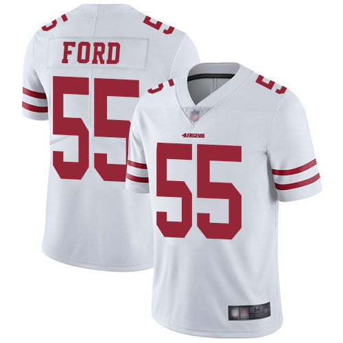 San Francisco 49ers #55 Dee Ford White Vapor Untouchable Limited Stitched Jersey - Zenithce