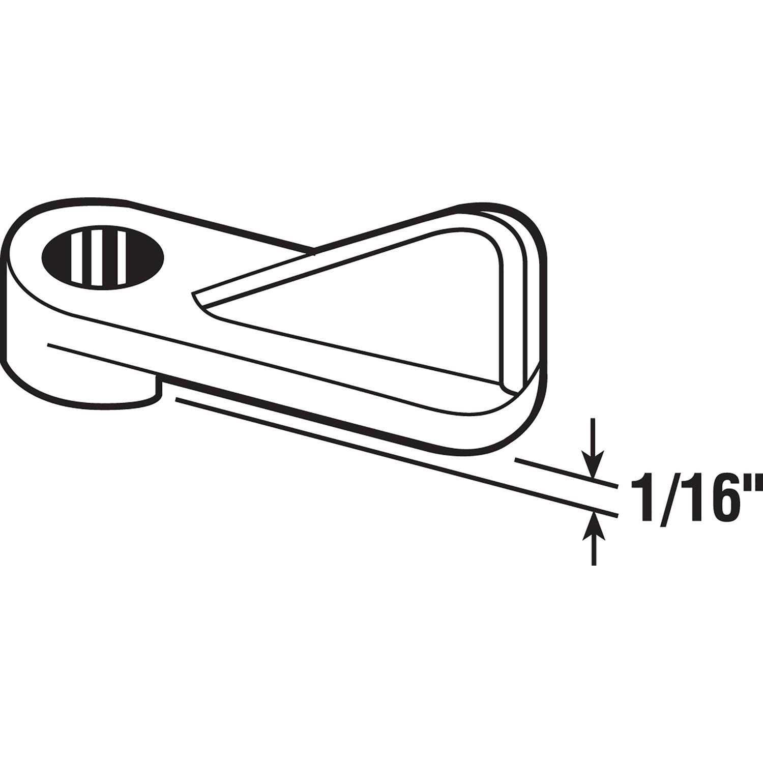 Prime-Line Gray High-Impact Plastic Giant Screen Door Viewer - Zenithce