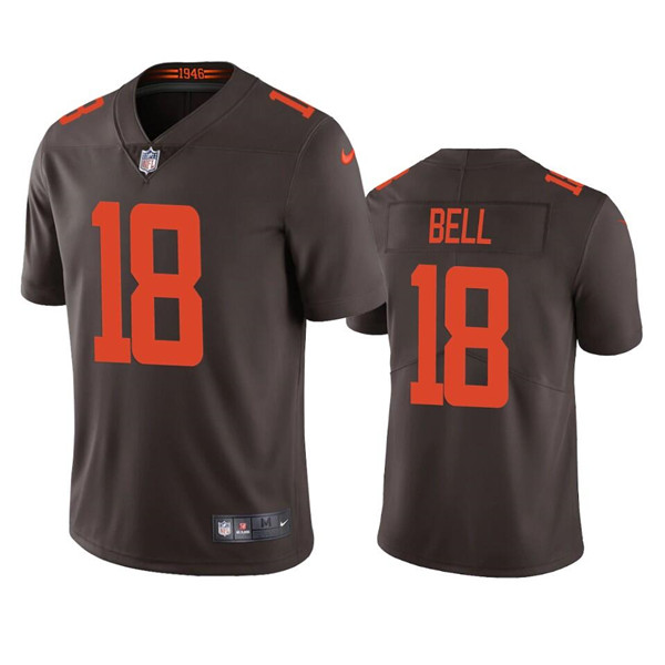Cleveland Browns #18 David Bell Brown Vapor Untouchable Limited Stitched Jersey - Zenithce