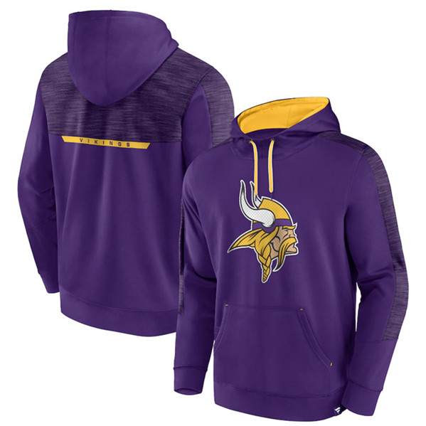 Minnesota Vikings Purple Defender Evo Pullover Hoodie - Zenithce