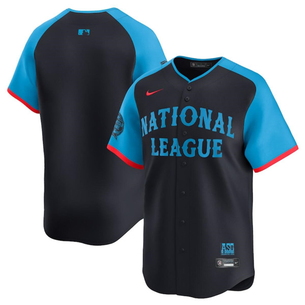 National League Blank Navy 2024 All-Star Limited Stitched Jersey - Zenithce