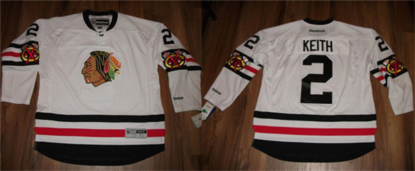 Chicago Blackhawks #2 Duncan Keith White Stitched Jersey - Zenithce