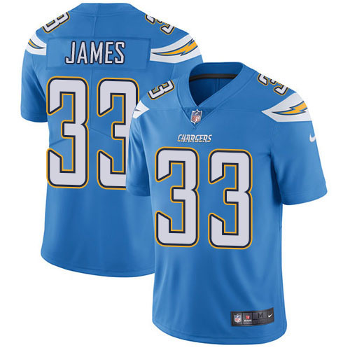 Los Angeles Chargers #33 Derwin James Blue Vapor Untouchable Limited Stitched Jersey - Zenithce