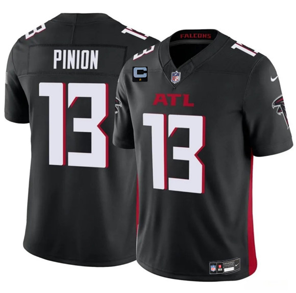 Atlanta Falcons #13 Bradley Pinion Black 2025 F.U.S.E With 1-Star C Patch Vapor Untouchable Limited Stitched Jersey - Zenithce