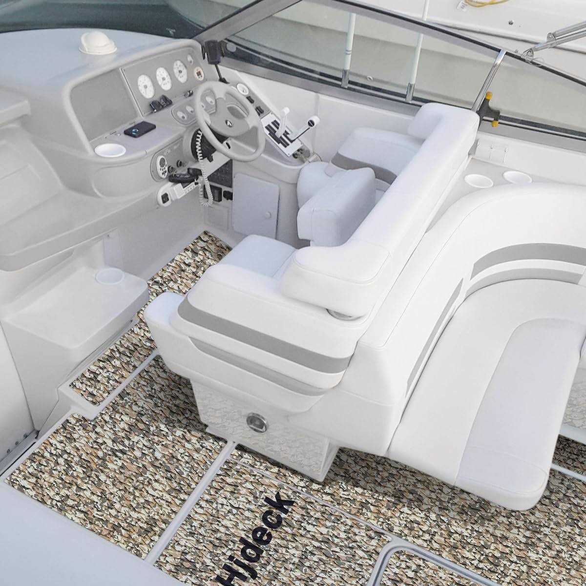 Hjdeck Boat Flooring Eva Foam Boat Decking Non Slip Marine Carpet 94.5×23.62 Self Adhesive Marine Deck - Zenithce