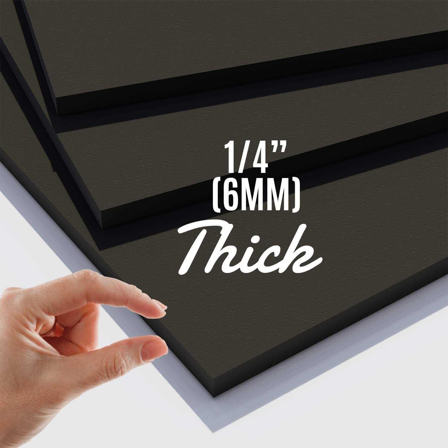 Expanded PVC Sheet – Lightweight Rigid Foam 12 x 12 Inches - Zenithce