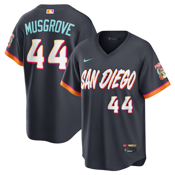 San Diego Padres #44 Joe Musgrove Obsidian 2026 City Connect Stadium Limited Stitched Jersey - Zenithce