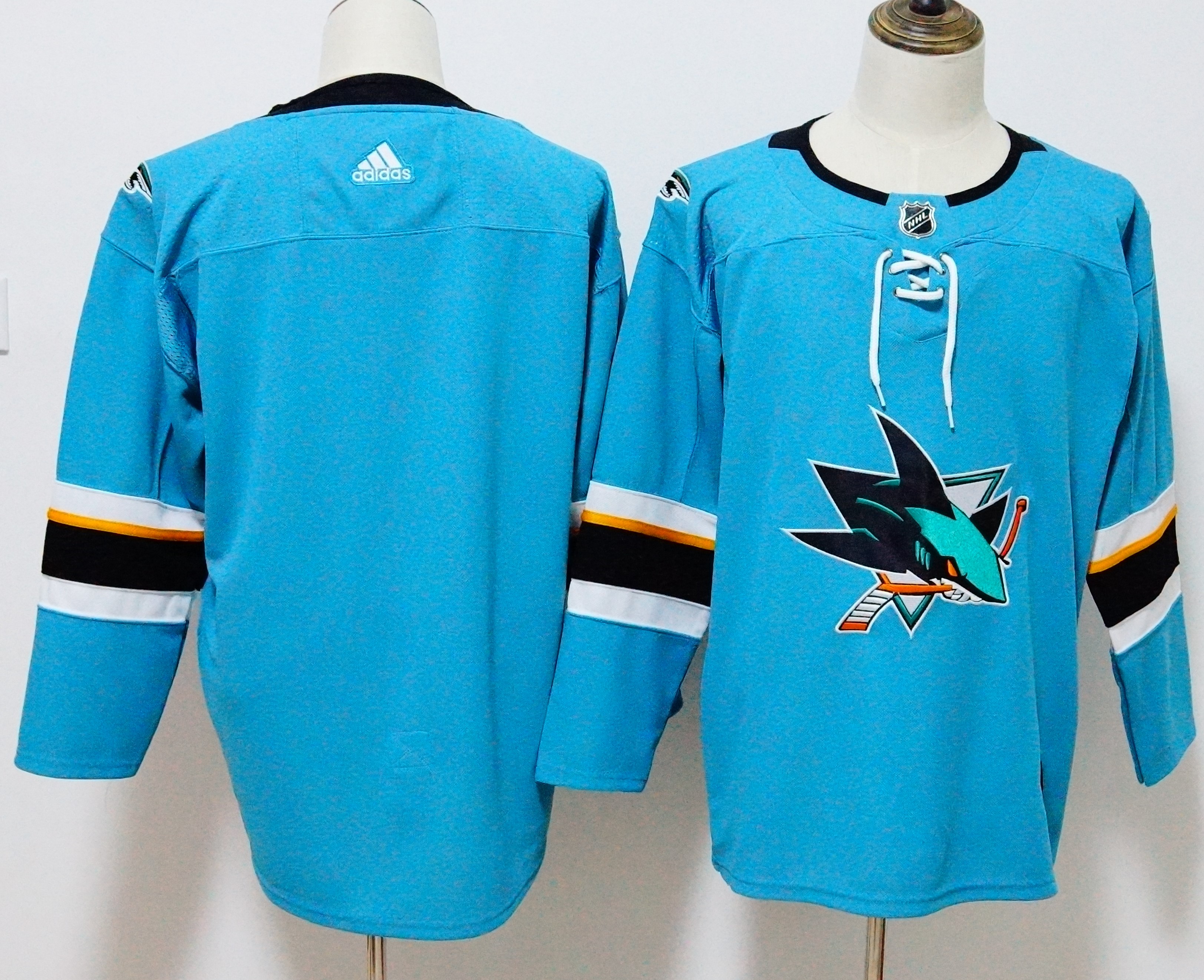 San Jose Sharks Teal Stitched Adidas Jersey - Zenithce