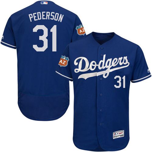 Dodgers #31 Joc Pederson Blue Flexbase Authentic Collection Stitched Jersey - Zenithce