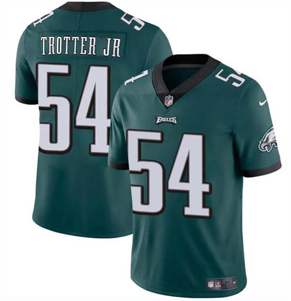Philadelphia Eagles #54 Jeremiah Trotter Jr Green 2024 Draft Vapor Untouchable Limited Stitched Jersey - Zenithce