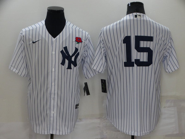 New York Yankees #15 Thurman Munson White Cool Base Stitched Baseball Jersey - Zenithce