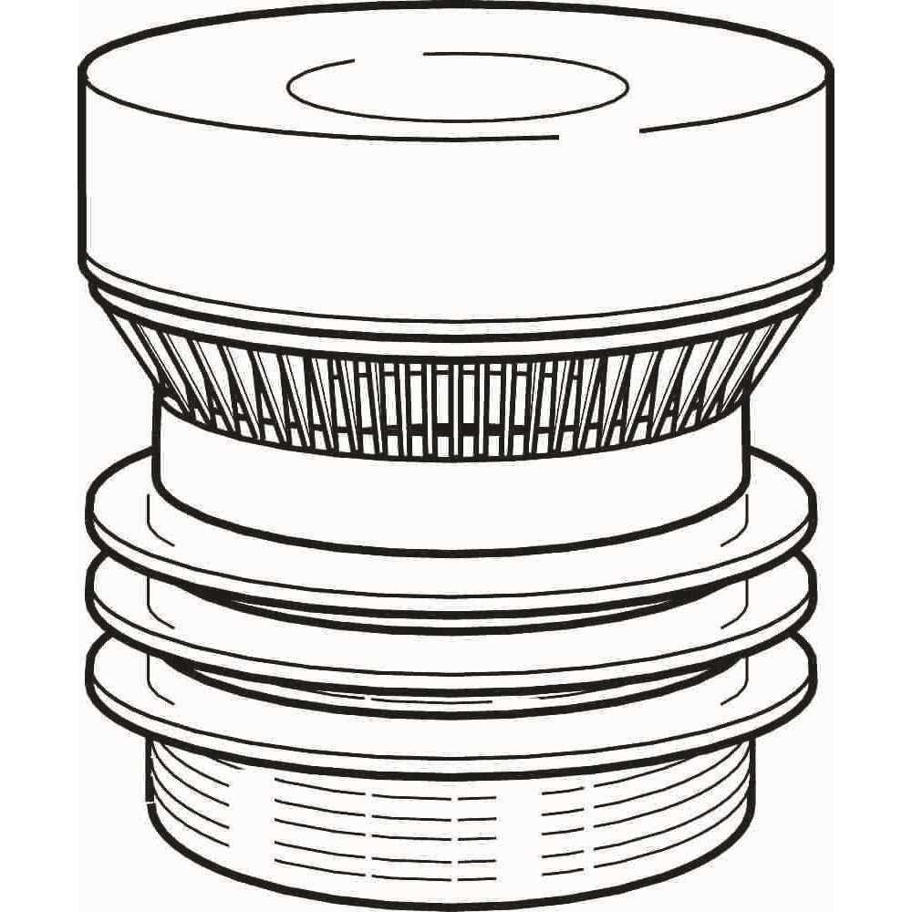 Studor 20297 Maxi-Filtra Septic Tank Drain Vent Two-Way Active Carbon Filter - Zenithce