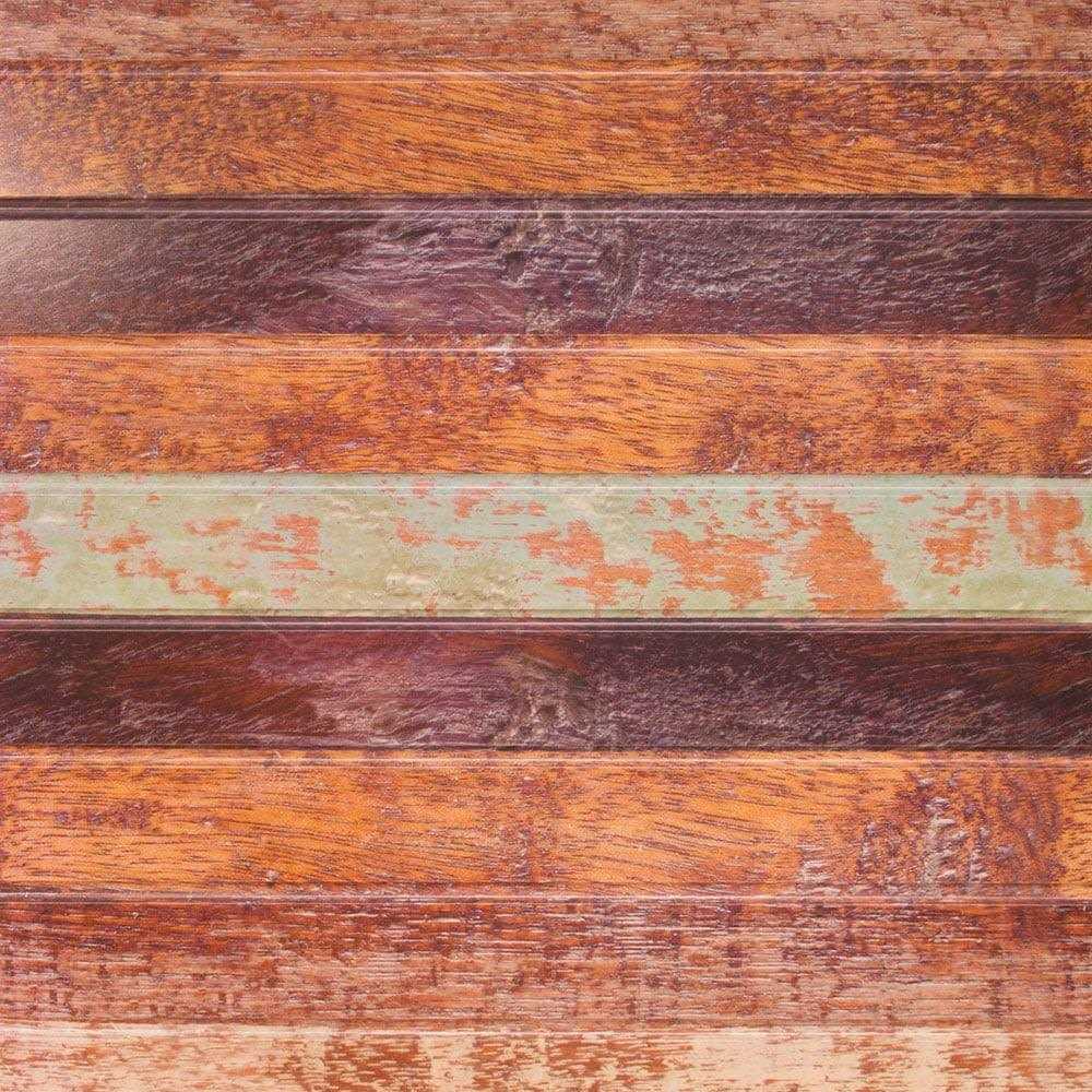 From Plain To Beautiful In Hours 1011-Faux Wood Plank Panel 2 ft. x 2 ft. PVC Lay-in Ceiling Tile - Zenithce
