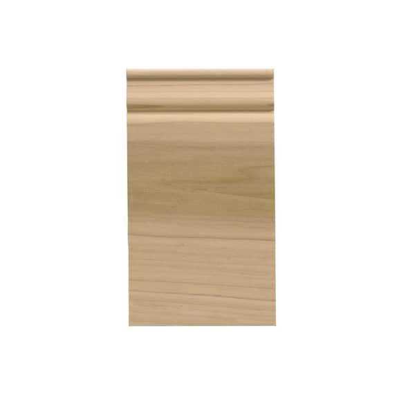 ORNAMENTAL CoverTrim 7/8 in. x 5-1/4 in. x 96 in. MDF Baseboard Molding - Zenithce