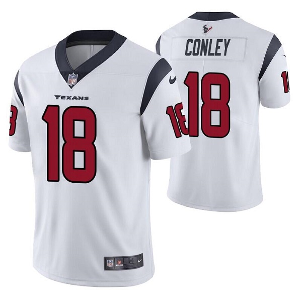 Houston Texans #18 Chris Conley White Vapor Untouchable Limited Stitched Jersey - Zenithce
