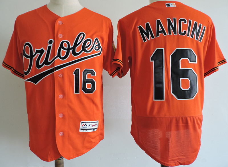 Baltimore Orioles #16 Trey Mancini Orange Elite Stitched Jersey - Zenithce