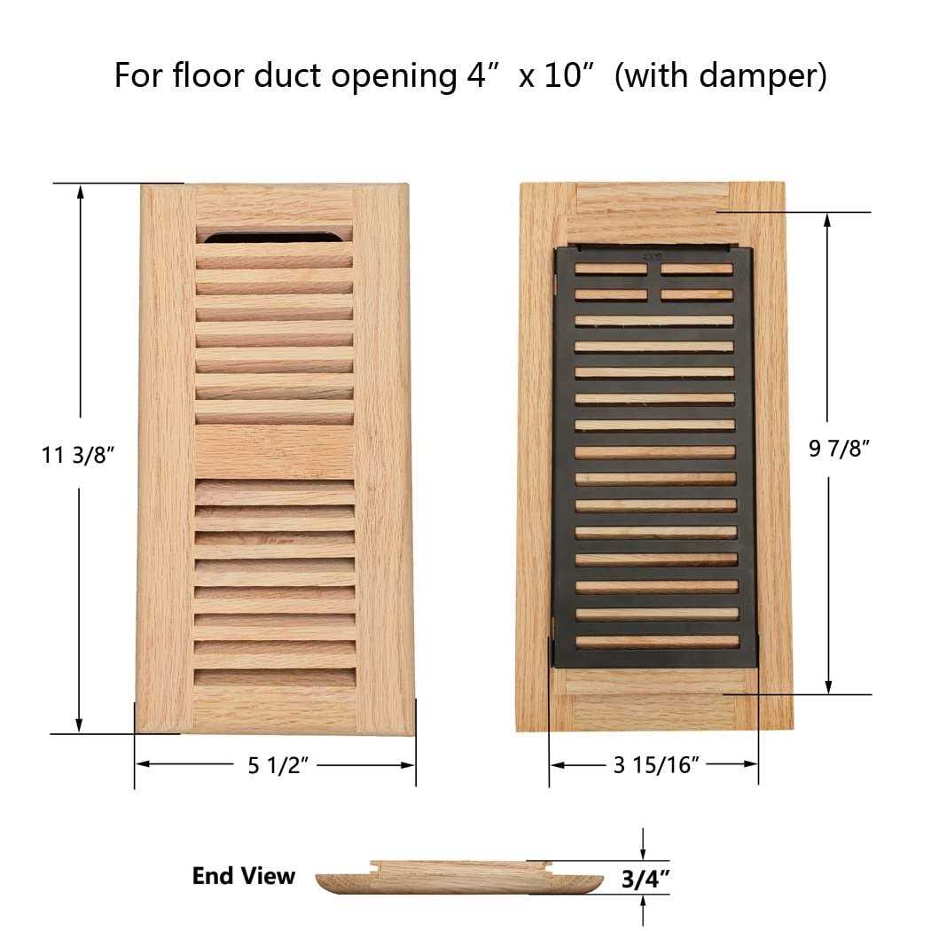 RazAir Foundation Vent with Damper and Screen -16x 6.5 Weatherproof and Paintable Abs - Zenithce